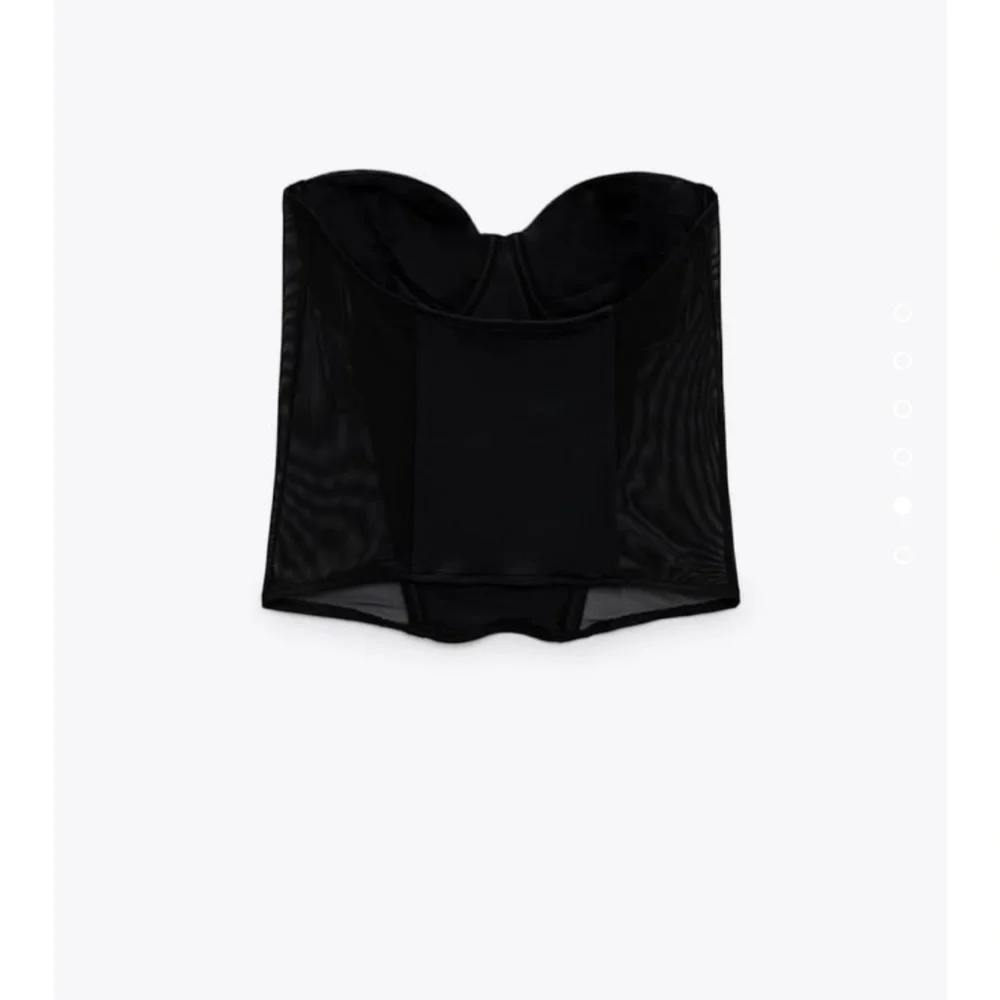 Black Tulle Corset - Picture 3 of 5